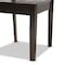 Baxton Studio Noelia Modern and Contemporary Transitional Dark Brown Finished Wood 5-Piece Dining Set 177-11377-10900-Zoro - alternate 9